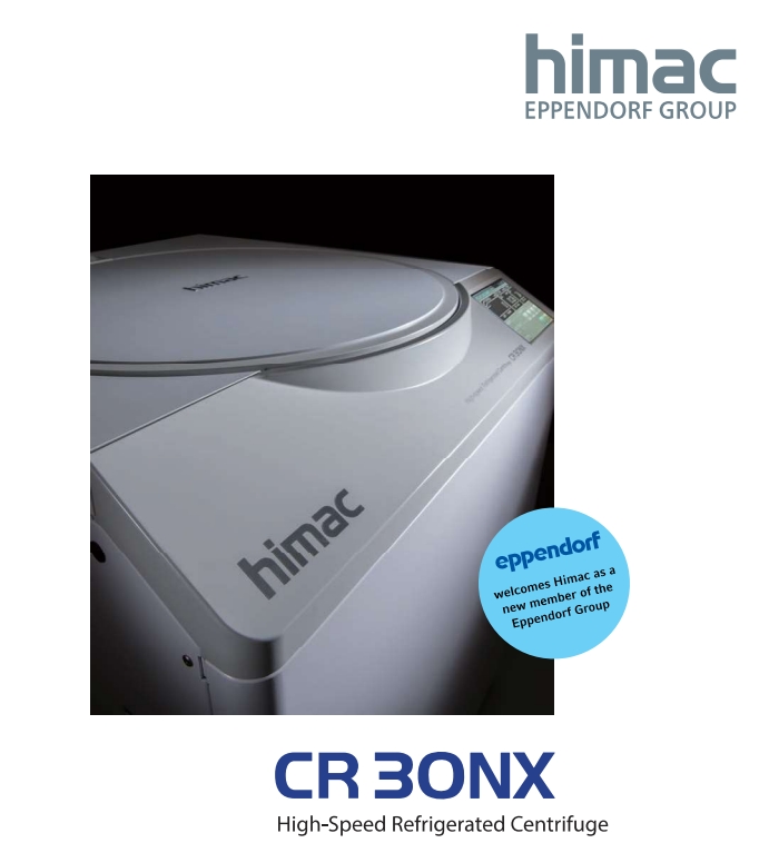 日立CR30Nx高速冷凍離心機(jī)說(shuō)明書